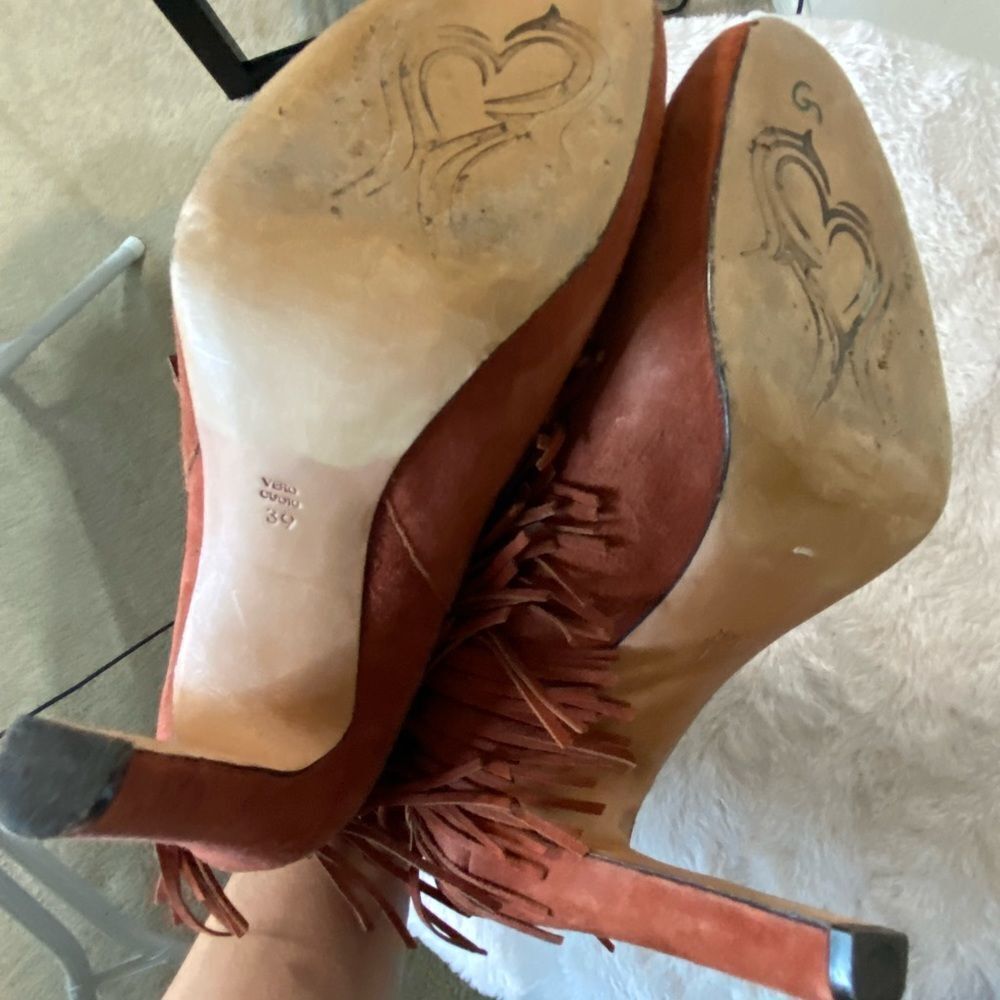 Jean-Michel Cazabat Fringe Booties - Picture 9 of 10